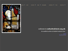 Tablet Screenshot of cathedralchoir.org.uk